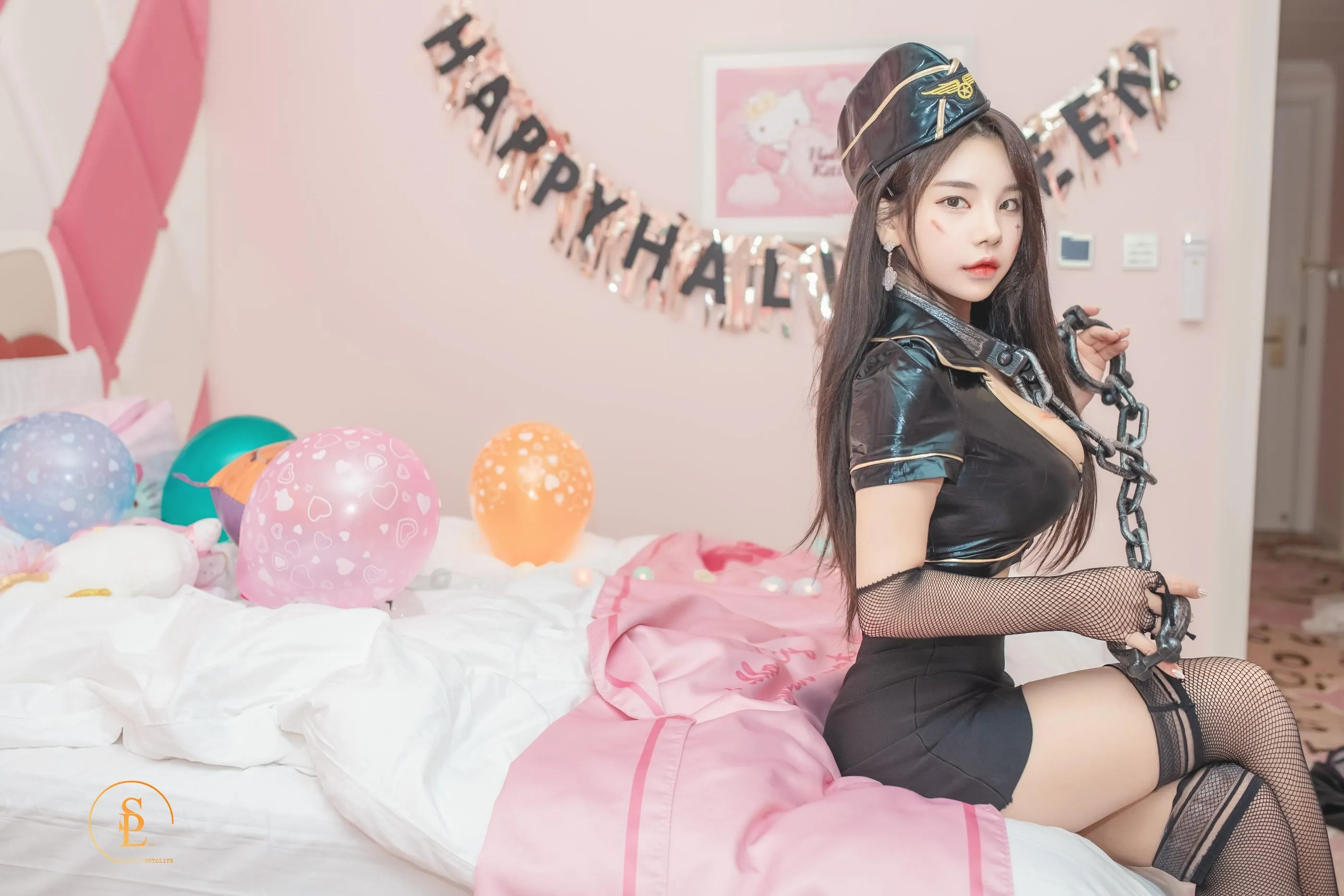 NO.040 SAINT Photolife – Zzyuri 쮸리 Vol.16 Pink Halloween [58P]插图5